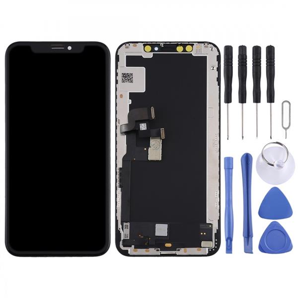 Hard OLED Material LCD Screen and Digitizer Full Assembly for iPhone XS (Black) iPhone Replacement Parts Apple iPhone XS