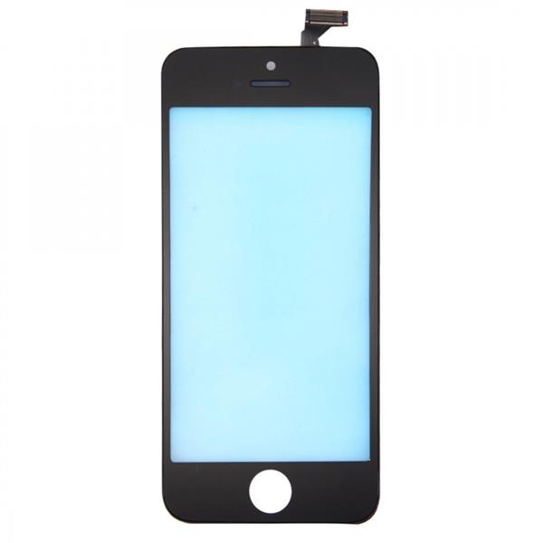 Touch Panel with Front LCD Screen Bezel Frame & OCA Optically Clear Adhesive for iPhone 5(Black) iPhone Replacement Parts Apple iPhone 5