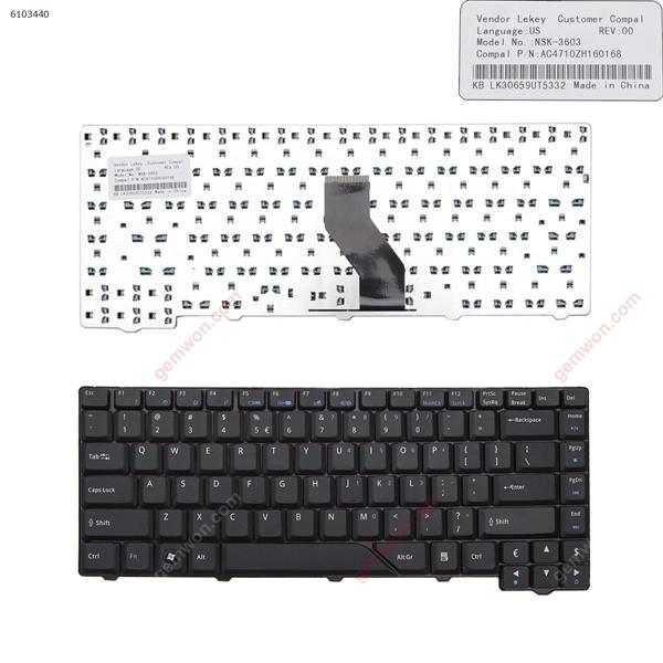 ACER AS4710 AS4720 BLACK US P/A:AC4710ZH160168 Laptop Keyboard (OEM-B)