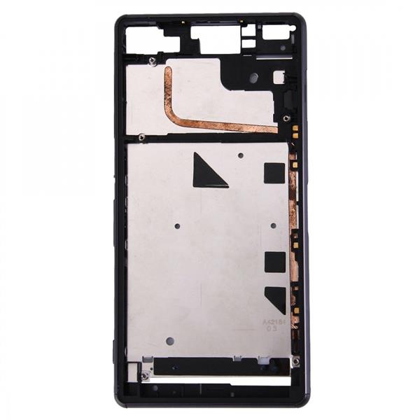 (Single SIM) Front Housing LCD Frame Bezel for Sony Xperia Z3(Black) Sony Replacement Parts Sony Xperia Z3