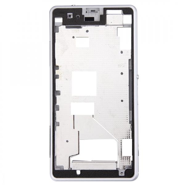 Front Housing LCD Frame Bezel for Sony Xperia Z1 Compact / Mini (White) Sony Replacement Parts Sony Xperia Z1 Compact