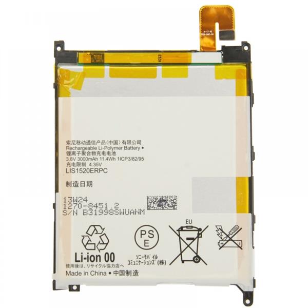 3000mAh Rechargeable Li-Polymer Battery for Sony Xperia Z Ultra / XL39h Sony Replacement Parts Sony Xperia Z Ultra