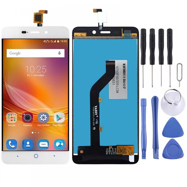 LCD Screen and Digitizer Full Assembly for ZTE BLADE X3 A452 T620 (White)  ZTE BLADE X3