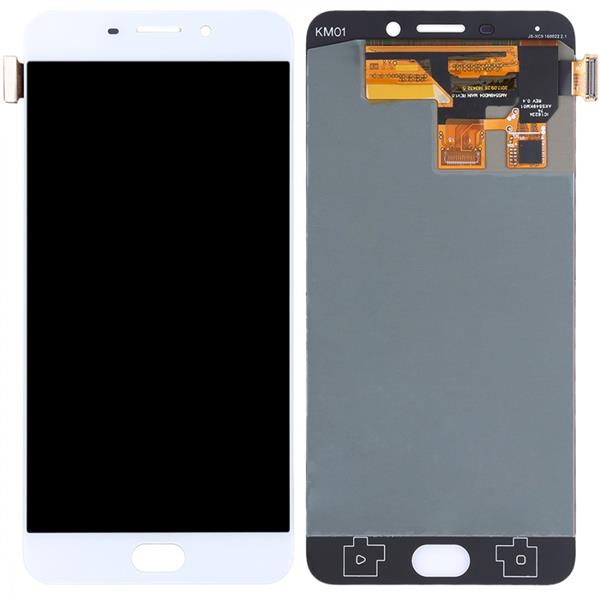 LCD Screen and Digitizer Full Assembly for OPPO R9(White) Oppo Replacement Parts Oppo R9