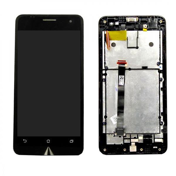 LCD Screen and Digitizer Full Assembly with Frame for Asus Zenfone 5 / A501CG / A500CG(Black) Asus Replacement Parts Asus Zenfone 5