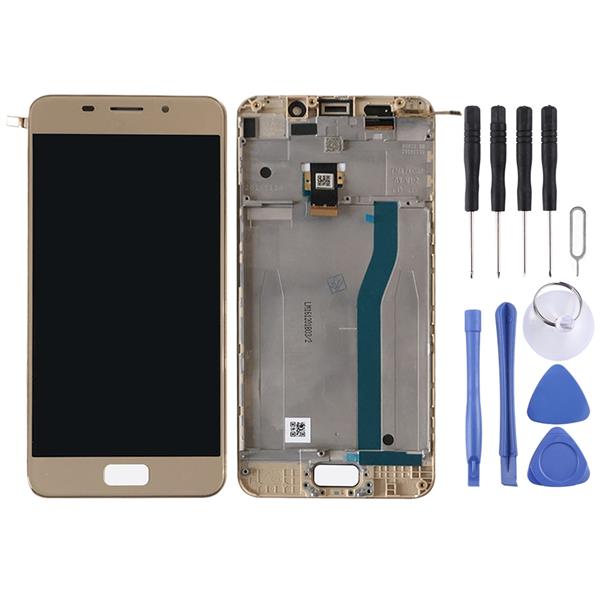 LCD Screen and Digitizer Full Assembly with Frame for ASUS Zenfone 3S Max ZC521TL X00GD (Gold) Asus Replacement Parts Asus Zenfone 3 Max