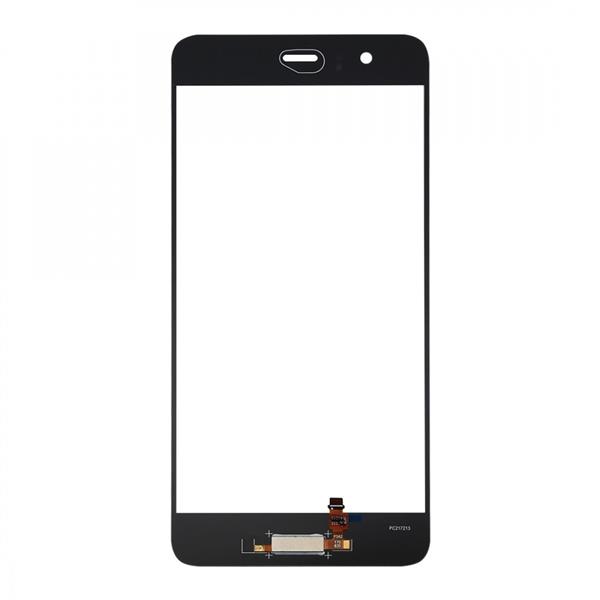 For Huawei P10 Plus Front Screen Outer Glass Lens, Support Fingerprint Identification (Black) Huawei Replacement Parts Huawei P10 Plus