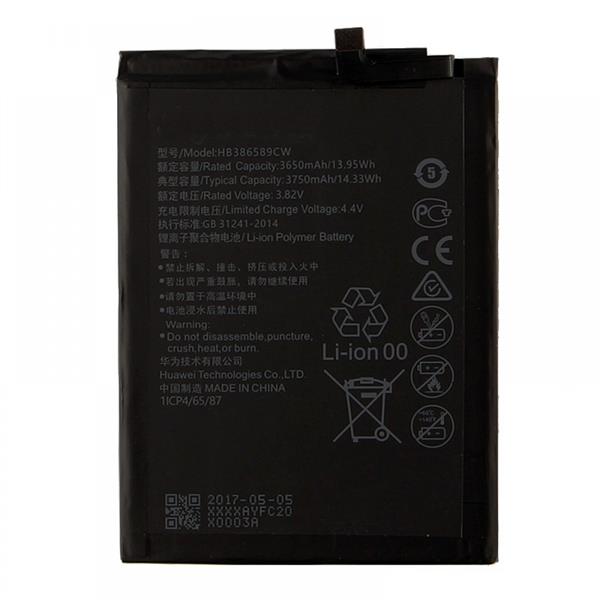 3650mAh Li-Polymer Battery HB386589ECW for Huawei P10 Plus / VKY-AL00 Huawei Replacement Parts Huawei P10 Plus