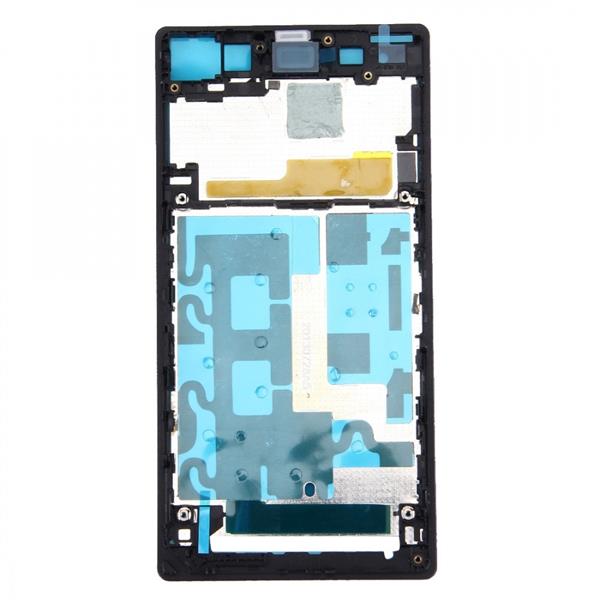 Front Housing LCD Frame Bezel Plate  for Sony Xperia Z1 / C6902 / L39h / C6903 / C6906 / C6943(Purple) Sony Replacement Parts Sony Xperia Z1