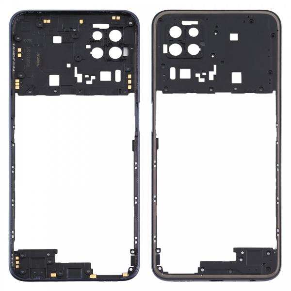 Middle Frame Bezel Plate for OPPO A72 5G PDYM20(Black) Oppo Replacement Parts OPPO A72 5G