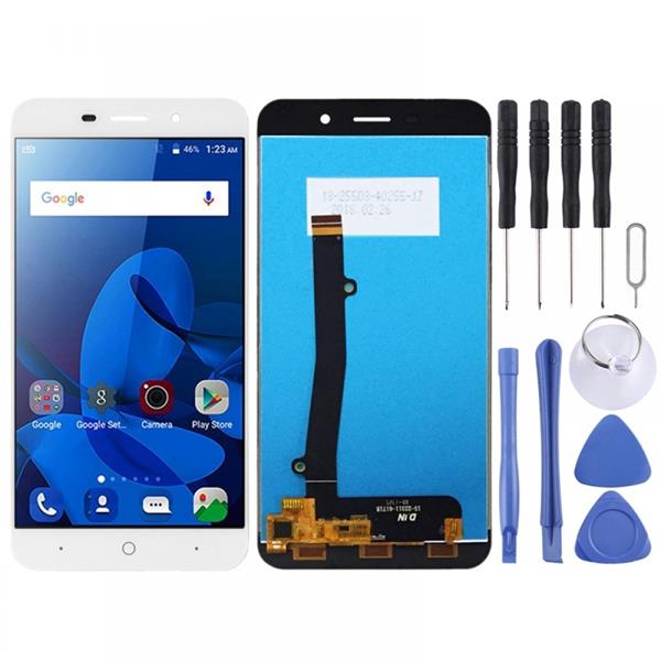 LCD Screen and Digitizer Full Assembly for ZTE Blade A602 (White)  ZTE Blade A602