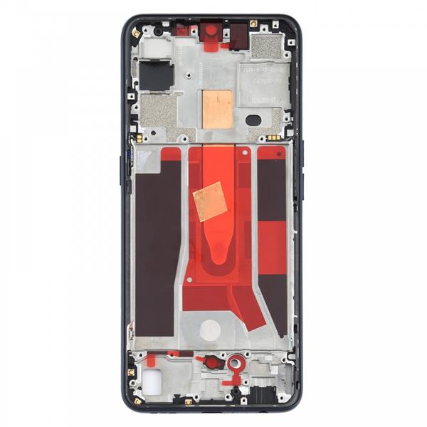 Front Housing LCD Frame Bezel Plate for OPPO Reno3 5G/Reno3 4G PCHM30 CPH2043 (Black) Oppo Replacement Parts OPPO Reno3
