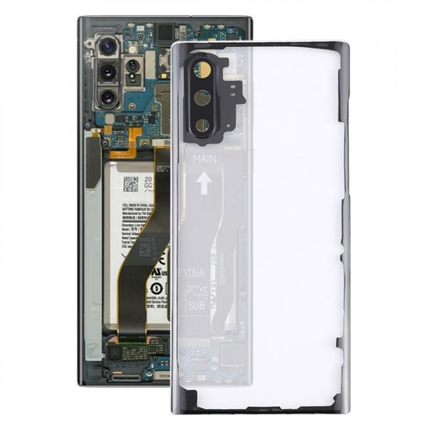 Transparent Battery Back Cover with Camera Lens Cover for Samsung Galaxy Note 10 N970 N9700(Transparent) Asus Replacement Parts Samsung Galaxy Note10