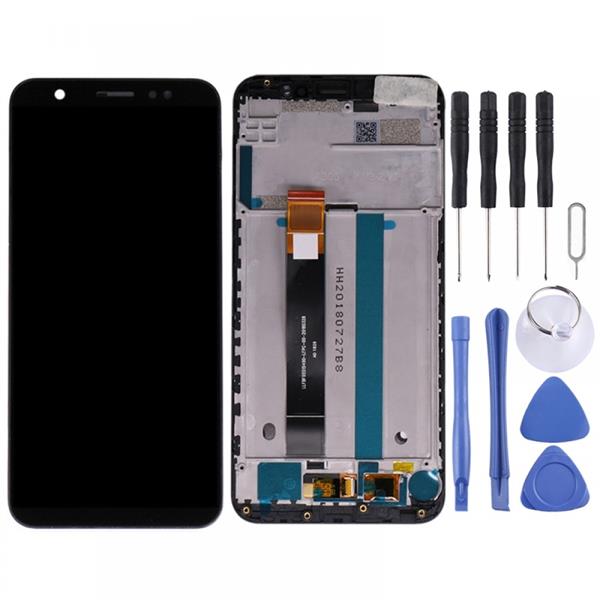 LCD Screen and Digitizer Full Assembly with Frame for Asus ZenFone Live (L1) ZA550KL X00RD (Black) Asus Replacement Parts Asus ZenFone Live (L1) ZA550KL