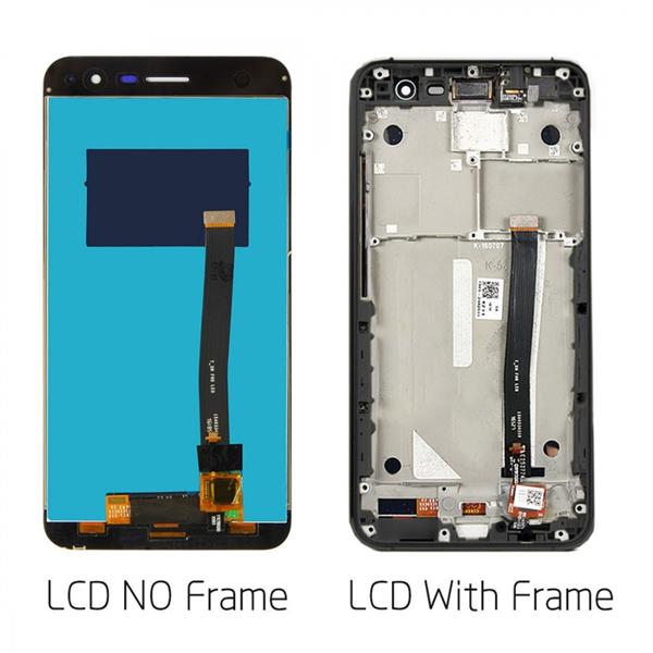 LCD Screen and Digitizer Full Assembly with Frame for Asus ZenFone 3 ZE520KL Z017D Z017DA Z017DB (Black) Asus Replacement Parts Asus Zenfone 3