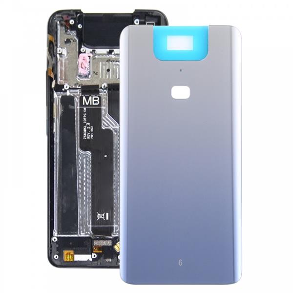 Glass Battery Back Cover for Asus Zenfone 6 ZS630KL(Silver) Asus Replacement Parts Asus Zenfone 6 ZS630KL
