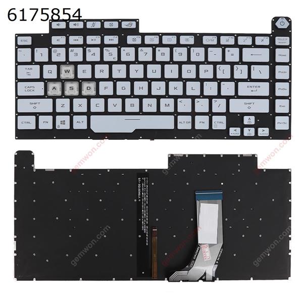 ASUS g531gt  g531gu  g531gd   SILVER-BLUE   （Full Colorful Backlit,WIN8) US P/N:6037B0203701 0KNR0 461RUS00 V184226NS1 461RUS0020110001W Laptop Keyboard (Original)