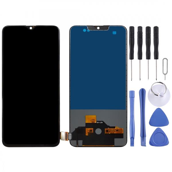 TFT Material LCD Screen and Digitizer Full Assembly for OPPO R17(Black) Oppo Replacement Parts Oppo R17