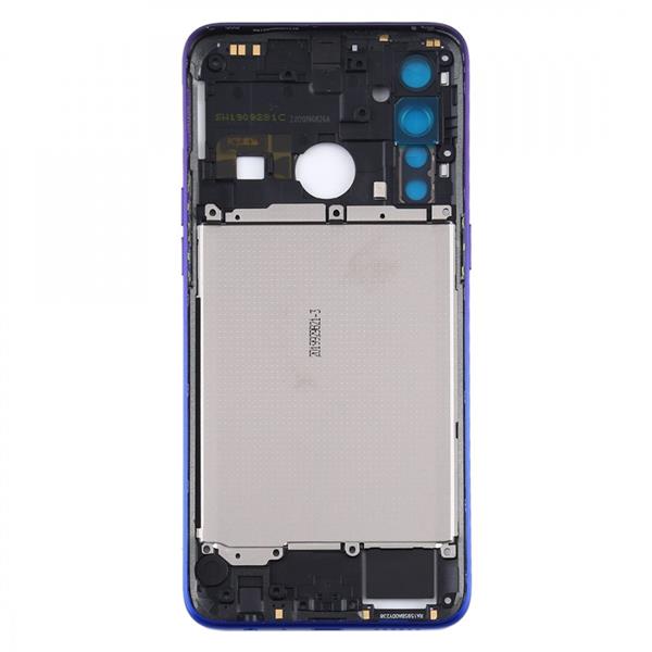 Middle Frame Bezel Plate with Side Keys for OPPO Realme 5 Pro / Q(Purple) Oppo Replacement Parts Oppo Realme 5 Pro