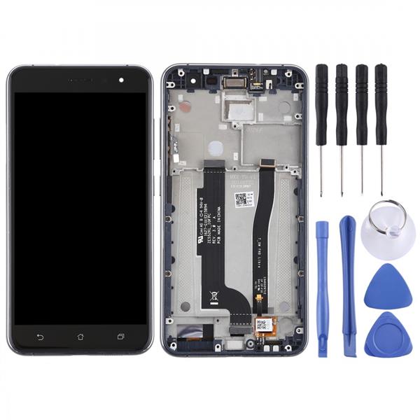 LCD Screen and Digitizer Full Assembly with Frame for Asus ZenFone 3 ZE552KL(Black) Asus Replacement Parts Asus Zenfone 3