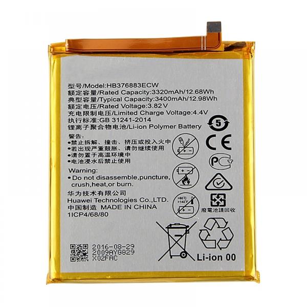 3400mAh Li-Polymer Battery HB376883ECW for Huawei P9 Plus / VIE-AL10 Huawei Replacement Parts Huawei P9 Plus