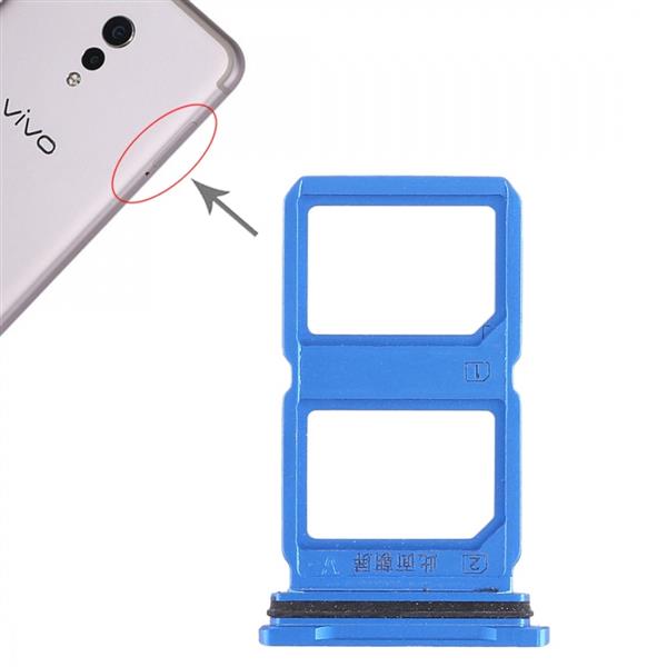 2 x SIM Card Tray for Vivo Xplay6(Blue) Vivo Replacement Parts Vivo Xplay6
