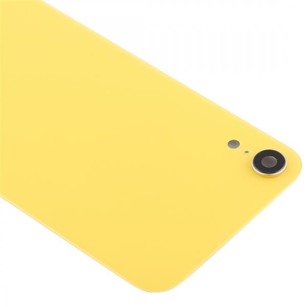 Battery Back Cover with Back Camera Bezel & Lens & Adhesive  for iPhone XR(Yellow) iPhone Replacement Parts Apple iPhone XR