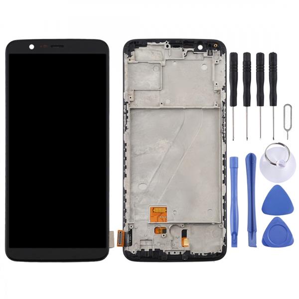 TFT Material LCD Screen and Digitizer Full Assembly with Frame for OnePlus 5T A5010 (Black) Other Replacement Parts OnePlus 5T A5010