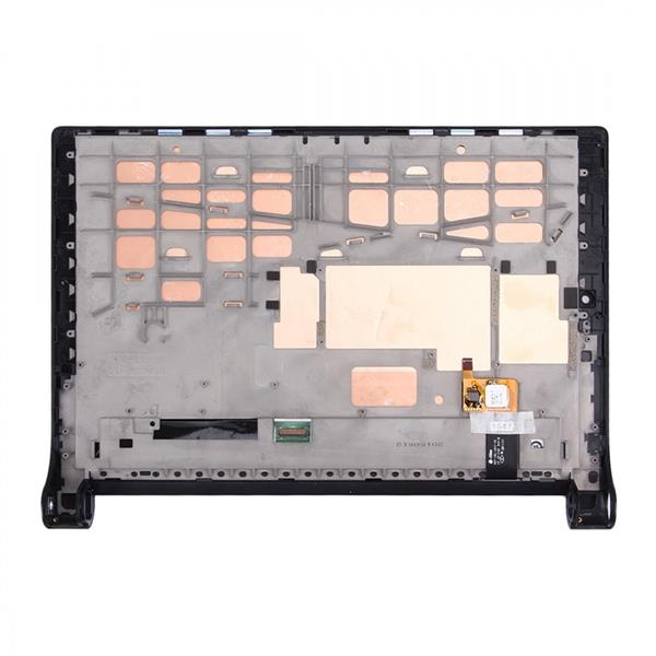 LCD Screen and Digitizer Full Assembly with Frame for 10.1 inch Lenovo YOGA Tablet 2 1051(Black) Other Replacement Parts Lenovo Yoga Tablet 2 / 1050