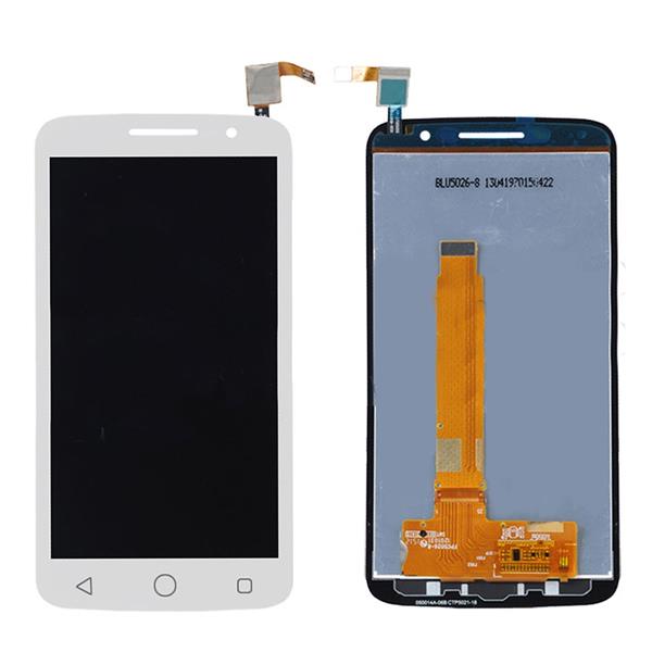 LCD Screen and Digitizer Full Assembly for Alcatel One Touch Pop 2 Premium / 7044 (White)  Alcatel One Touch Pop 2 5 Inch Premium