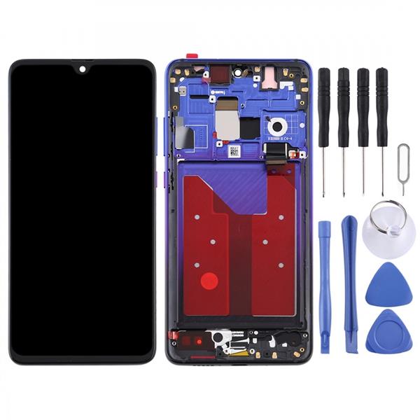 LCD Screen and Digitizer Full Assembly with Frame for Huawei Mate 20 (Blue) Huawei Replacement Parts Huawei Mate 20