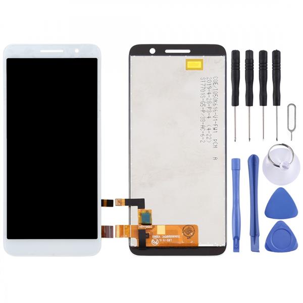 LCD Screen and Digitizer Full Assembly for Vodafone Smart E9 Lite (White)  Vodafone Smart E9 Lite