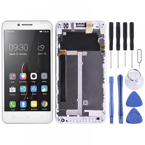 LCD Screen and Digitizer Full Assembly with Frame for Lenovo Vibe C A2020 A2020a40(White) Other Replacement Parts Lenovo Vibe C
