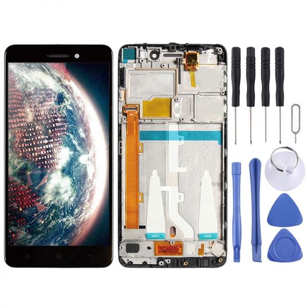 LCD Screen and Digitizer Full Assembly with Frame for Lenovo S60 S60W S60T S60A(Black) Other Replacement Parts Lenovo S60