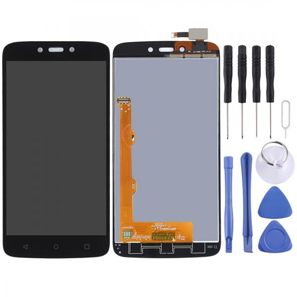 for Motorola Moto C Plus LCD Screen and Digitizer Full Assembly(Black) Other Replacement Parts Motorola Moto C Plus