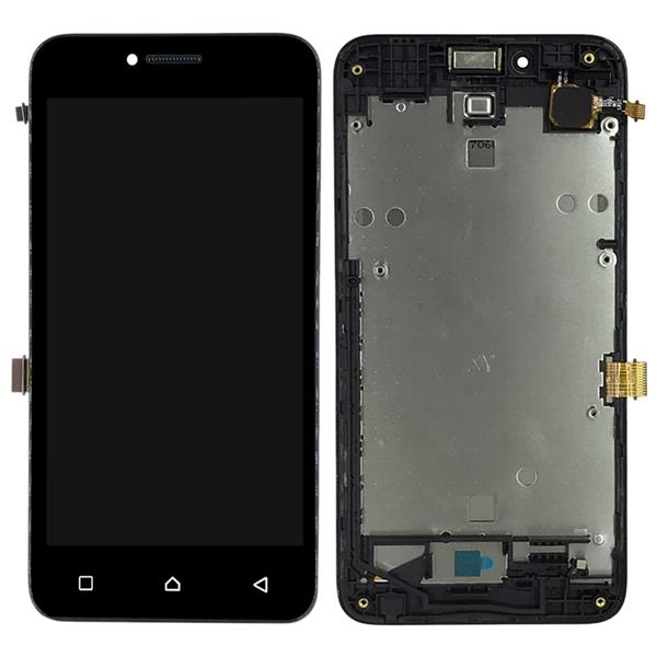 LCD Screen and Digitizer Full Assembly with Frame for Lenovo Vibe B A2016 A2016a40 A2016b30 (Black) Other Replacement Parts Lenovo Vibe B