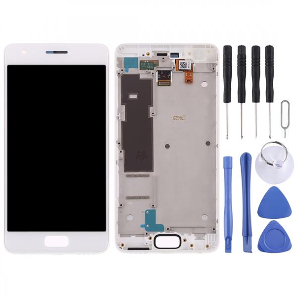 LCD Screen and Digitizer Full Assembly with Frame for Lenovo ZUK Z2(White) Other Replacement Parts Lenovo ZUK Z2