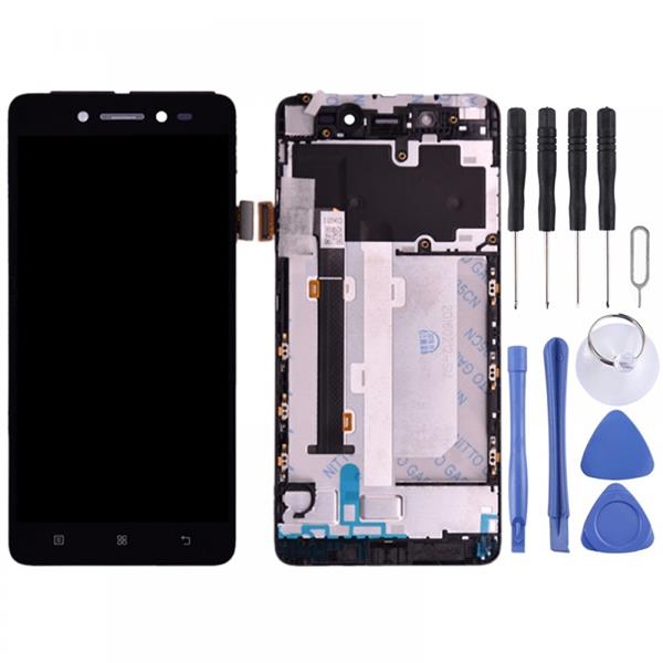 LCD Screen and Digitizer Full Assembly with Frame for Lenovo S90 S90-T S90-U S90-A (Black) Other Replacement Parts Lenovo S90