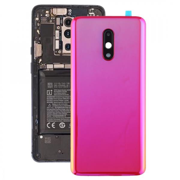 Original Battery Back Cover with Camera Lens for OnePlus 7(Red) Other Replacement Parts OnePlus 7