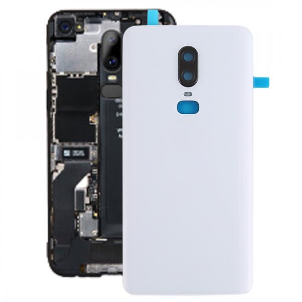 Smooth Surface Battery Back Cover for OnePlus 6(White) Other Replacement Parts OnePlus 6
