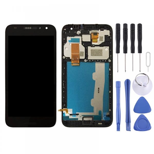 LCD Screen and Digitizer Full Assembly with Frame for Alcatel A3 5046 / 5046D / 5046X / OT5046 (Black)  Alcatel A3