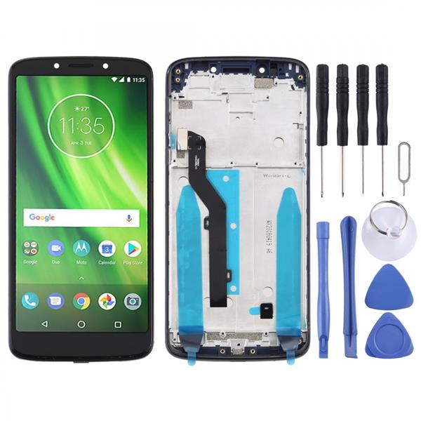 LCD Screen and Digitizer Full Assembly With Frame for Motorola Moto G6 Play(Black) Other Replacement Parts Motorola Moto G6 Play