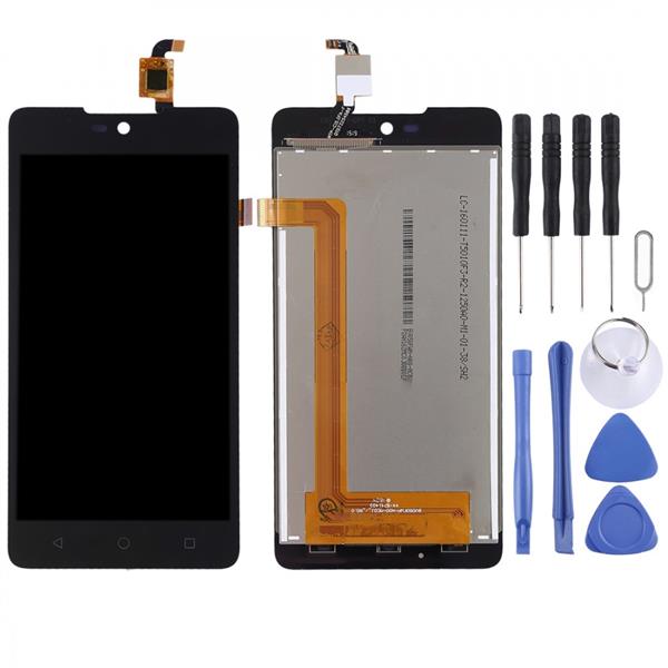 LCD Screen and Digitizer Full Assembly for Wiko Rainbow Lite(Black)  Wiko Rainbow Lite
