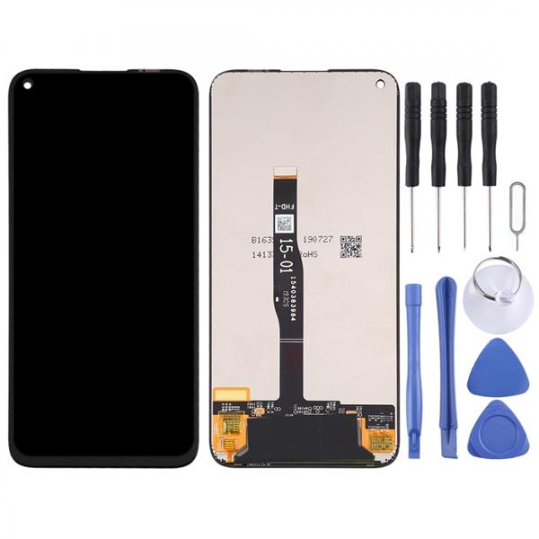 LCD Screen and Digitizer Full Assembly for Huawei P40 Lite / JNY-L21A / JNY-L01A / JNY-L21B / JNY-L22A / JNY-L02A / JNY-L22B (Black) Huawei Replacement Parts Huawei P40 Lite