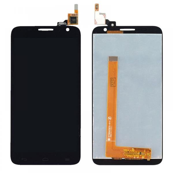 LCD Screen and Digitizer Full Assembly for Alcatel One Touch Idol 2 S / 6050 / 6050Y / OT-6050(Black)  Alcatel One Touch Idol 2S