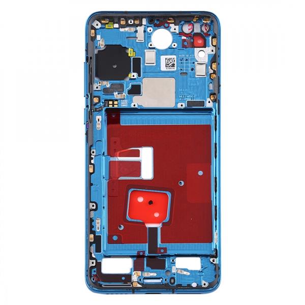 Original Middle Frame Bezel Plate with Side Keys for Huawei P40 (Blue) Other Replacement Parts Huawei P40