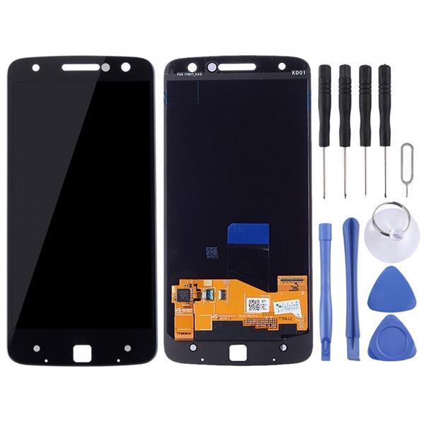 LCD Screen and Digitizer Full Assembly for Motorola Moto Z Droid XT1650-01 XT1650-03(Black) Other Replacement Parts Motorola Moto Z Droid