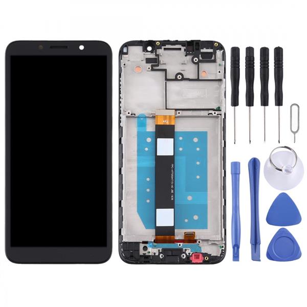 LCD Screen and Digitizer Full Assembly With Frame for Motorola Moto E6 Play (Black) Other Replacement Parts Motorola Moto E6 Play
