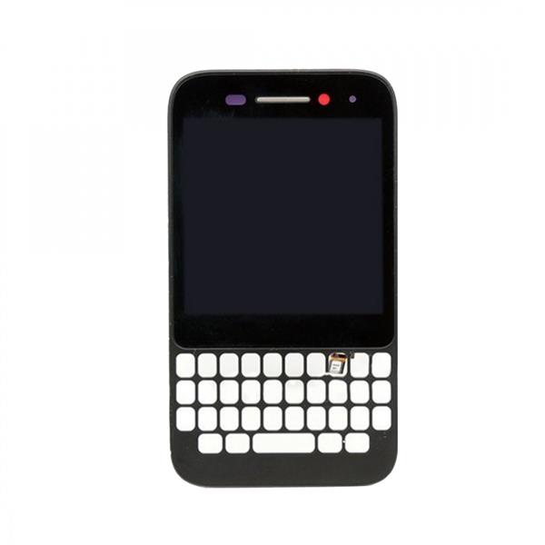 LCD Screen and Digitizer Full Assembly with Frame for BlackBerry Q5(Black)  BlackBerry Q5