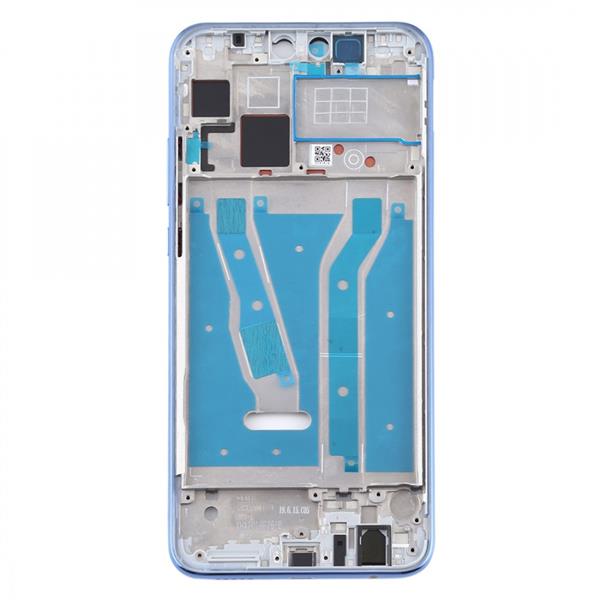 Front Housing LCD Frame Bezel Plate with Side Keys for Huawei Y9 (2019) (Silver)  Huawei Y9 (2019) / Enjoy 9 Plus